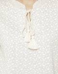 KHAKI TOP KNIT LS PR