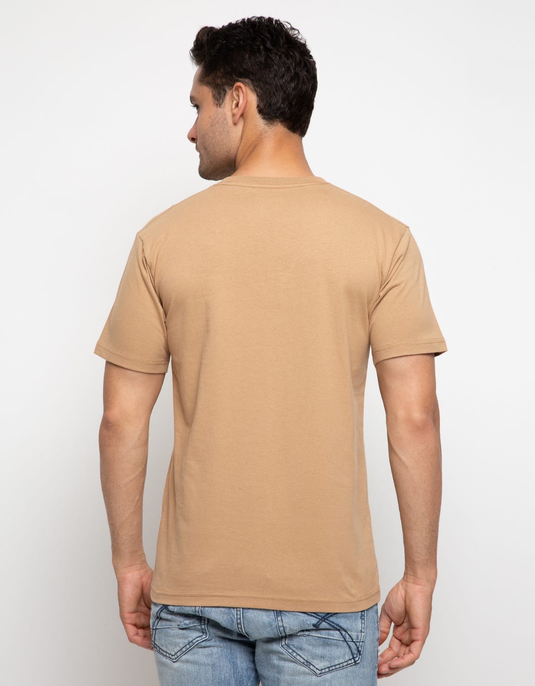 Key Item T-Shirt Details V Neck Jersey