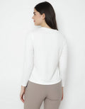 KHAKI TOP KNIT LS ST