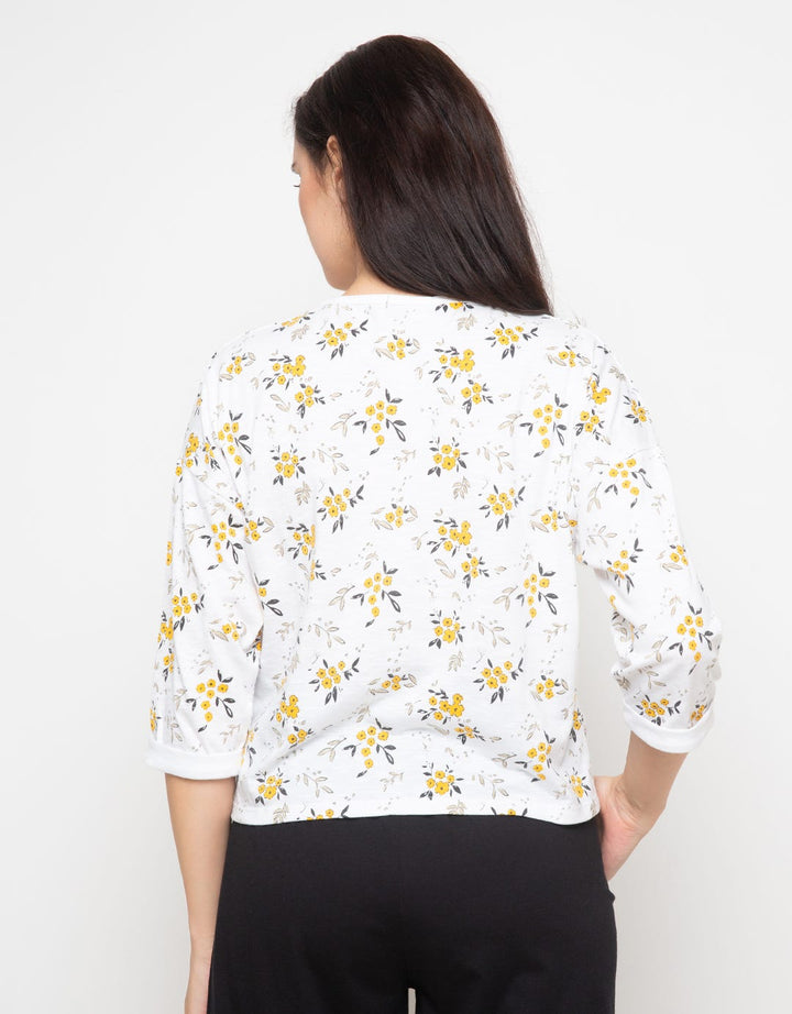 TOP KNIT LS FP SML F