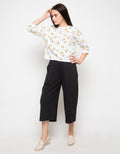 TOP KNIT LS FP SML F