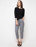 TOP KNIT LS TXT JERU