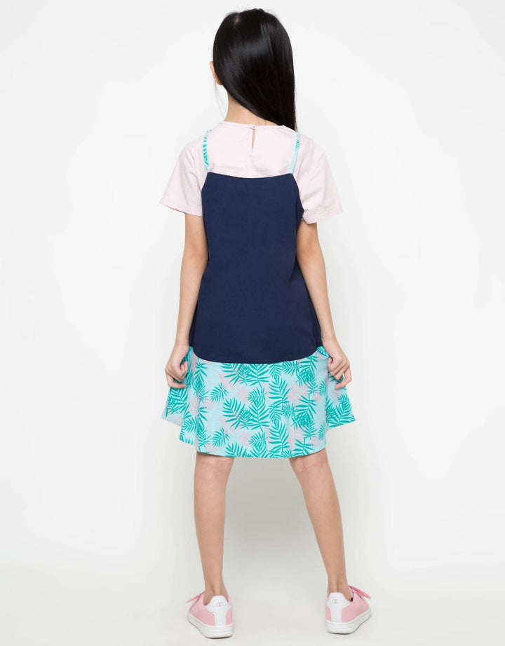 Disney Minnie Tropical Dress Overall Girls