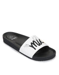 SANDAL SLIP ON TEXT