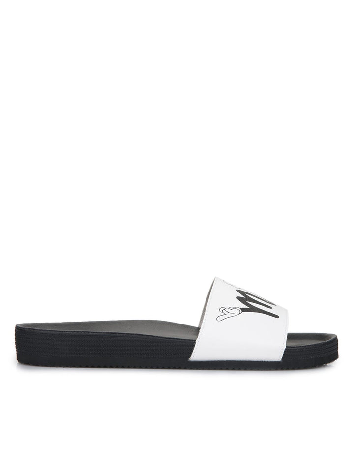 SANDAL SLIP ON TEXT
