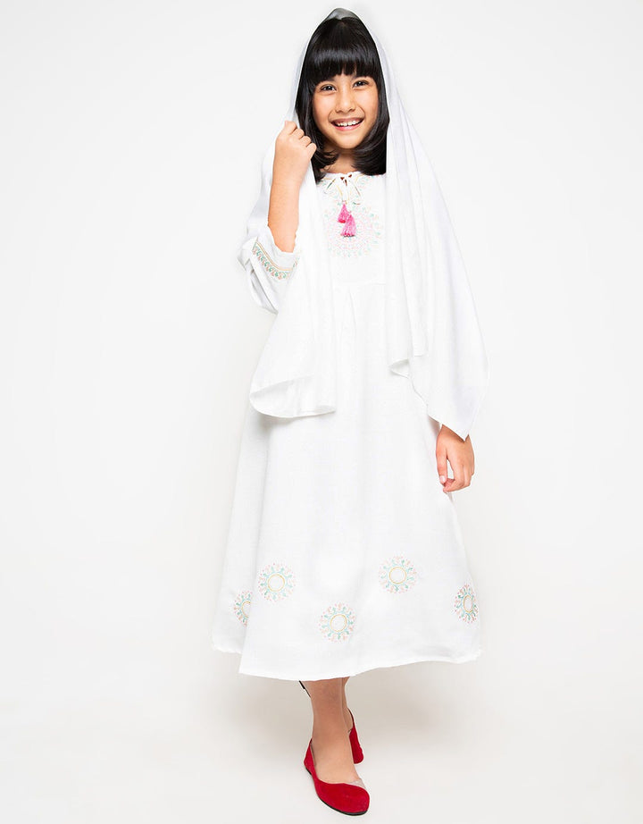 Donita Jedea Muslim Bordir Tali Rumbay Pink