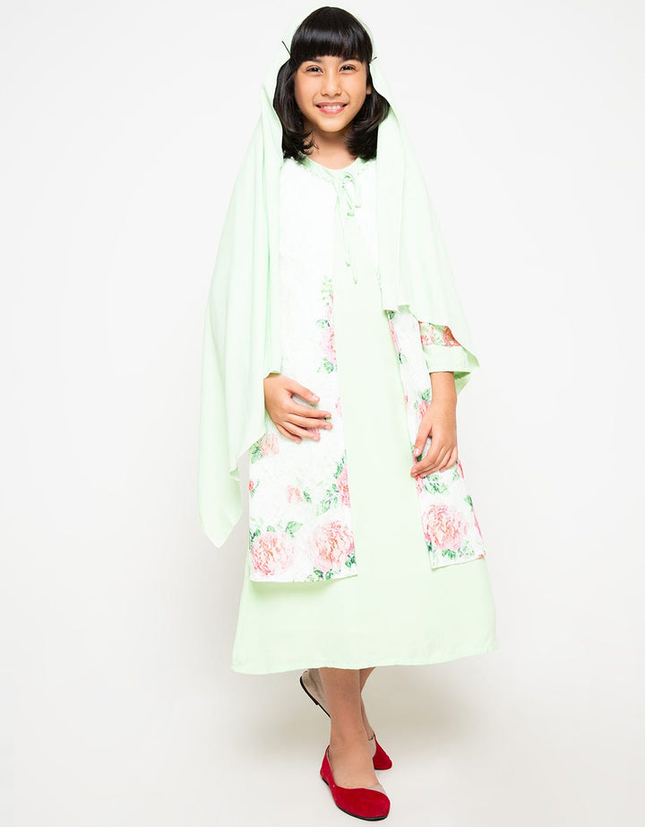 Donita Jedea Muslim Hijau Brokat