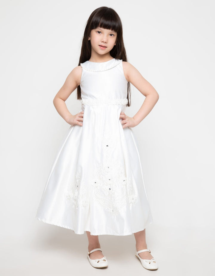 Donita Premium Dress Floral Accent