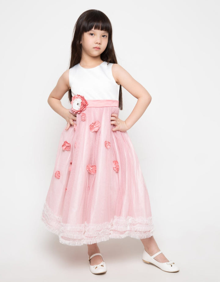 Donita Premium Pink Coral Dress