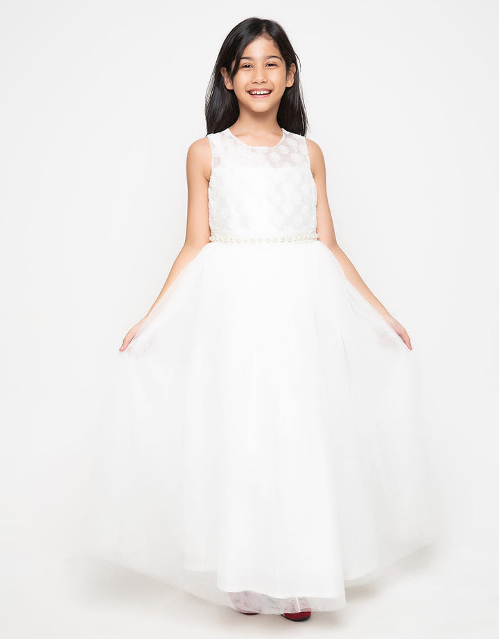 Donita White Premium Dress Tile Transparance
