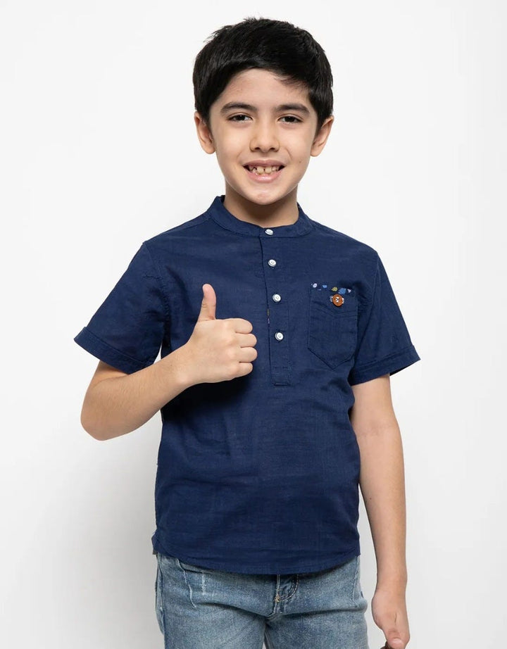Jsp Boys Kemeja Tangan Pendek Dashing Blooms Kids 05 (5-14 Tahun)