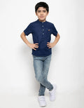 Jsp Boys Kemeja Tangan Pendek Dashing Blooms Kids 05 (5-14 Tahun)