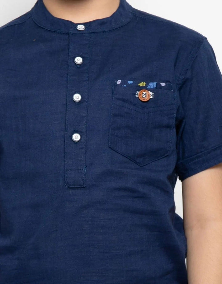 Jsp Boys Kemeja Tangan Pendek Dashing Blooms Kids 05 (5-14 Tahun)