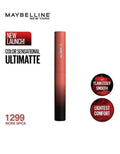 Maybelline Color Sensational Ultimatte Lipstick - 1299 More Spice