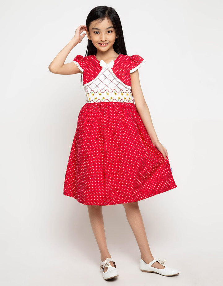 Donita Casual Dress Polkadot