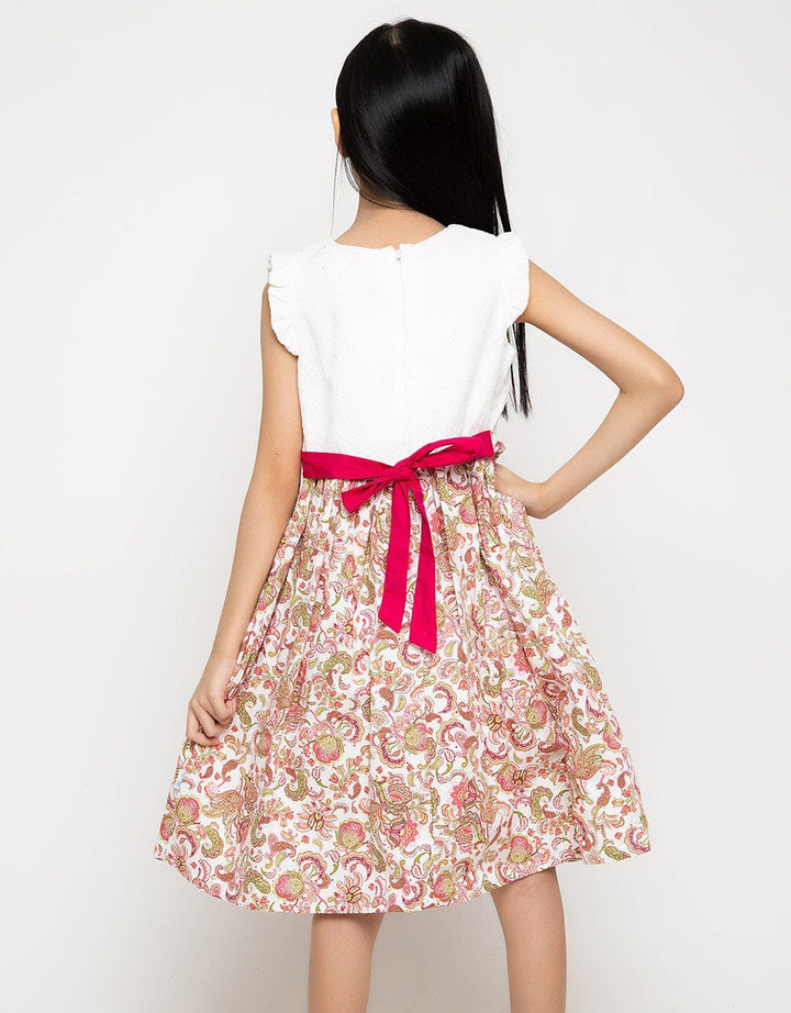 Donita Casual Dress Flower Print Collar