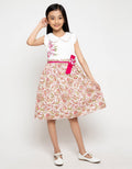 Donita Casual Dress Flower Print Collar