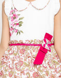 Donita Casual Dress Flower Print Collar