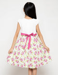 Donita Casual Dress Flower Print With Lace