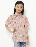 Pingu Club Dress Lengan Pendek Motif Bunga