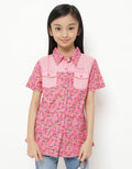 Pingu Club Dress Lengan Pendek Motif Rusa