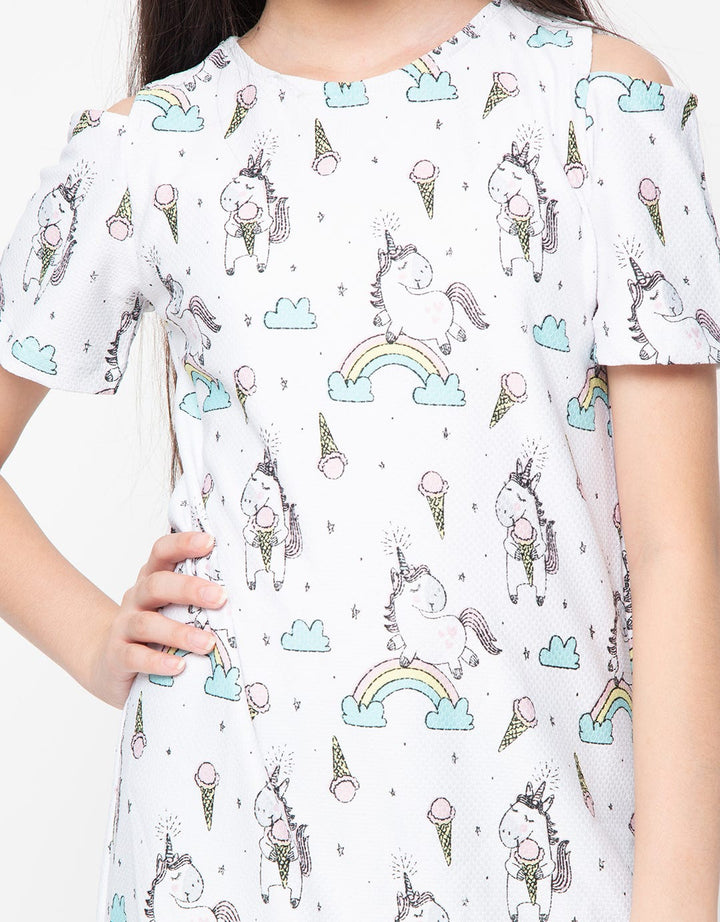 Appleberry Unicorn Dress for Girls