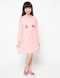 LS FLOC EMBROIDERY DRESS