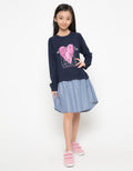 LS DRESS COMB HEART