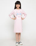 DRESS LS KNIT PRT CA