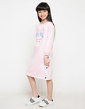 DRESS LS KNIT PRT CA