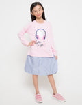 LS DRESS COMB WOVEN