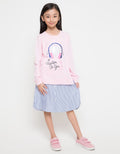 LS DRESS COMB WOVEN