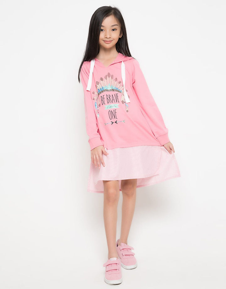 HOODIE DRESS COMB WO