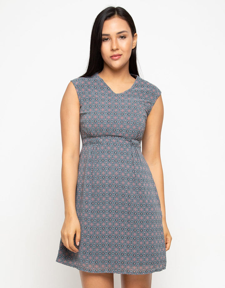 Edition Belted Dress Printed Ed5