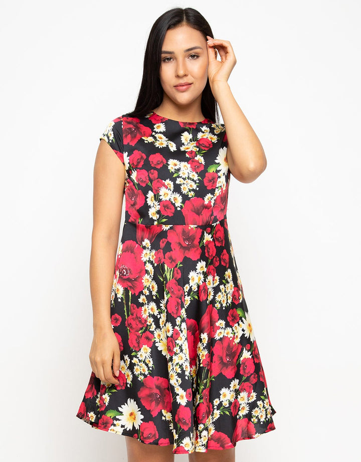 Edition Daisy Rose Dress Printed Ed9