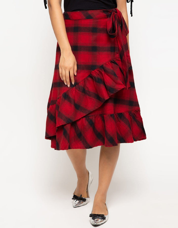 Edition ES16 Wrapped Flannel Skirt