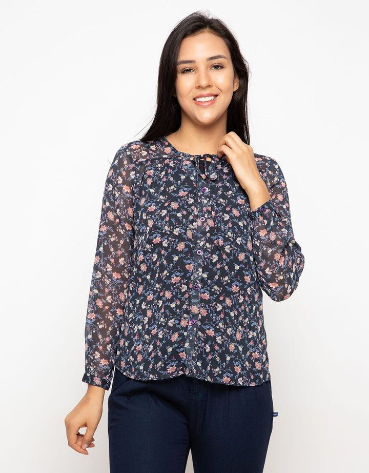 Edition Garden Flower Blouse Printed Eb12