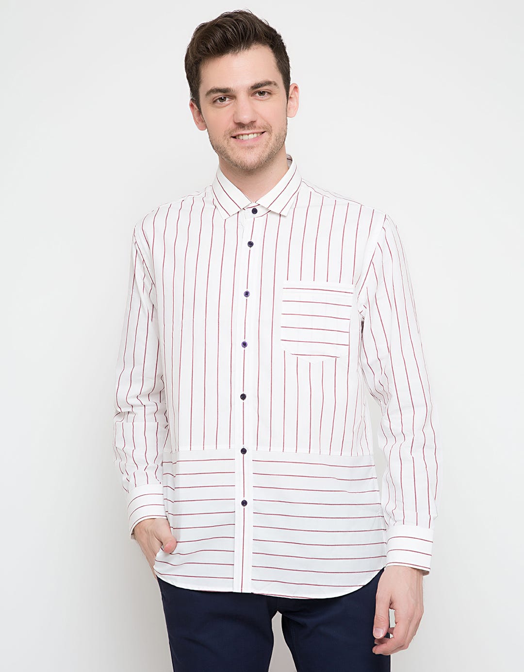 Edition Stripes Print Shirt