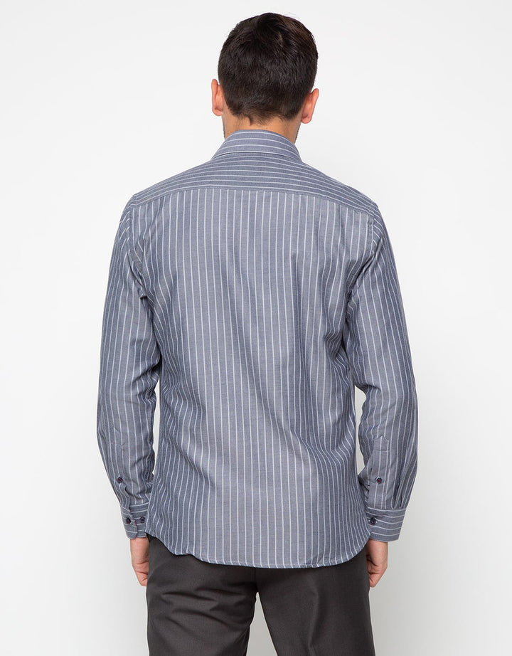 Edition Long Sleeve Woven Stripe Oxford Shirt