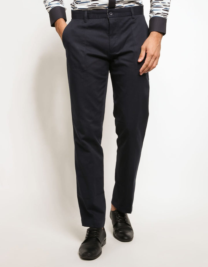 Edition Men Celana Panjang Patch Chinos Pants -