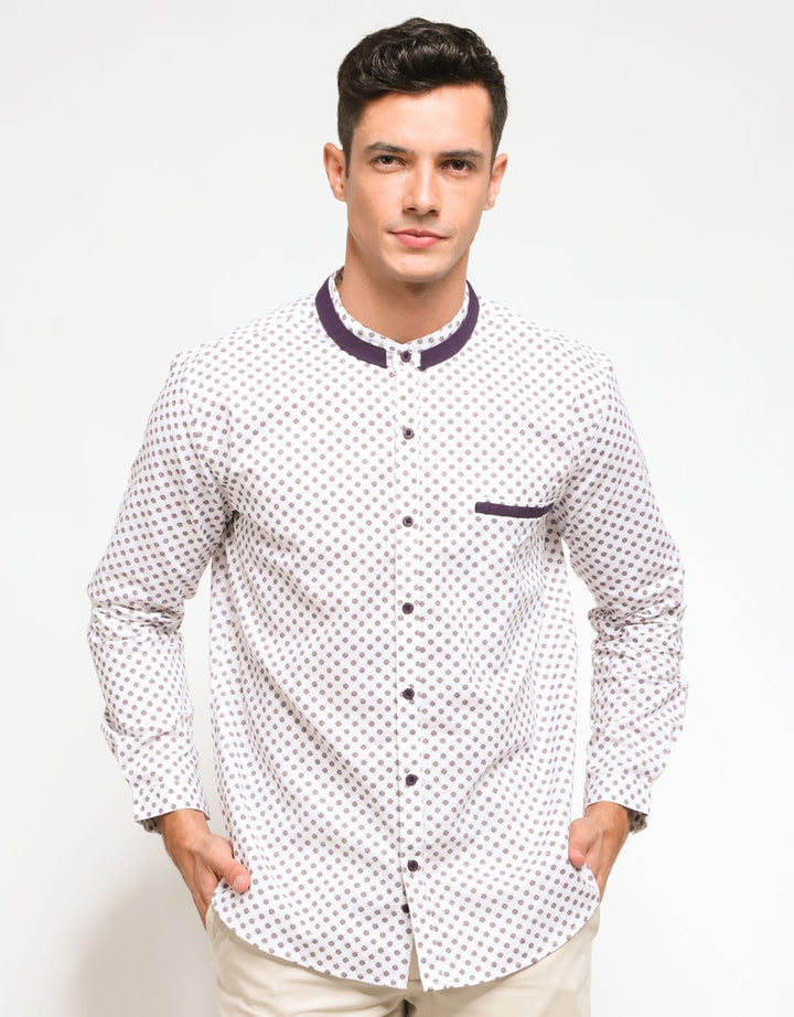Edition Long Sleeve Woven Shirt Printed