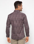 Edition Men Brick Kemeja Pria Long Sleeve Woven Shirt Semi Batik