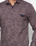 Edition Men Brick Kemeja Pria Long Sleeve Woven Shirt Semi Batik