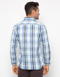 Edition Men Long Sleeve Flannel Shirt Kemeja Pria