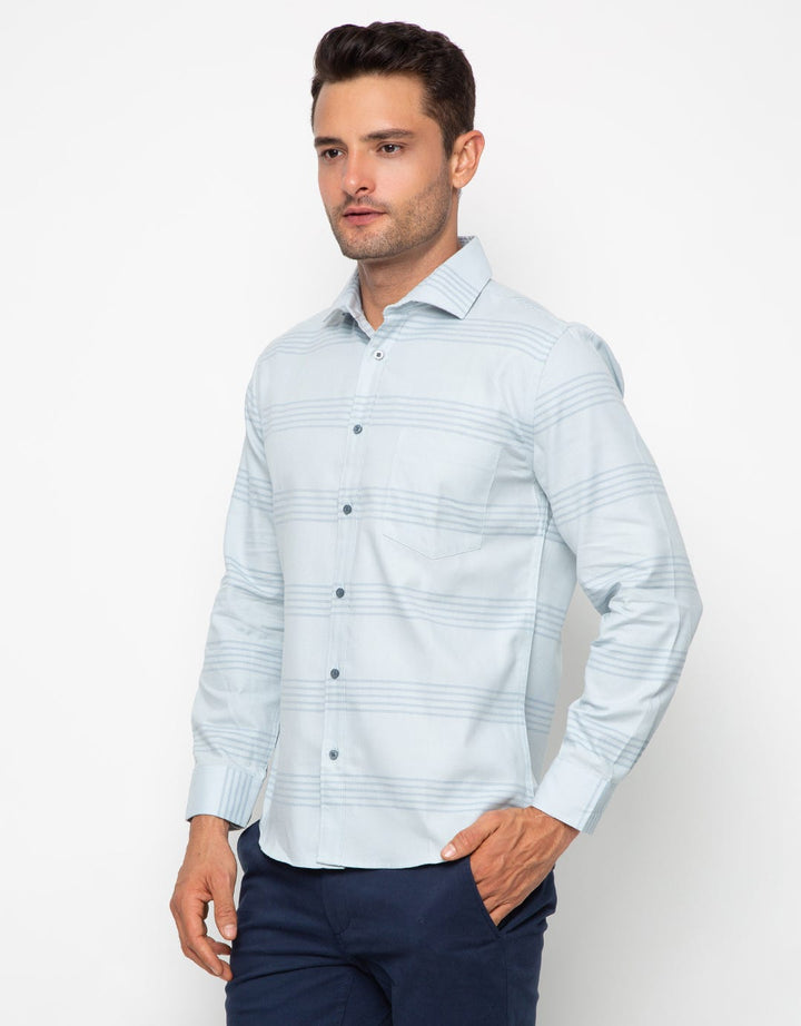 Edition Men  Long Sleeve Woven Shirt Kemeja Pria