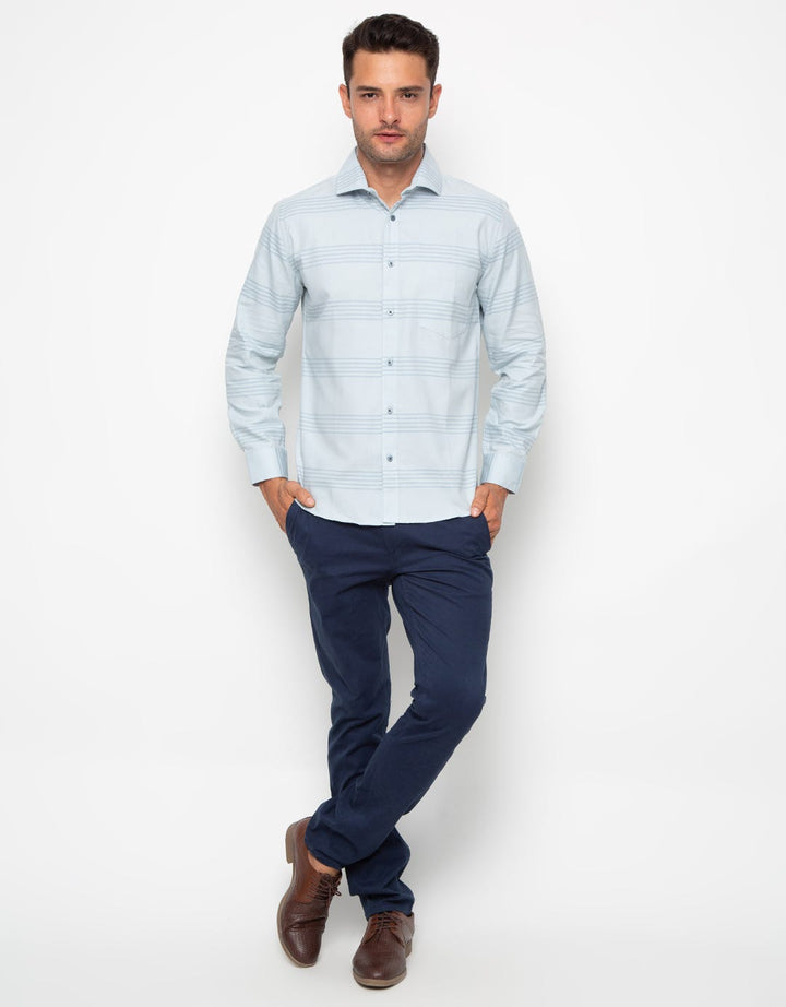 Edition Men  Long Sleeve Woven Shirt Kemeja Pria