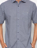 Edition Men Gingham Pocket Woven Shirt Kemeja Pendek