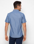 Edition Men's Shirt Short Sleeve Woven Shirt Dobby Dot