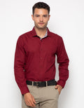 Edition Mens Oxblood Slim Fit Shirt