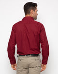 Edition Mens Oxblood Slim Fit Shirt